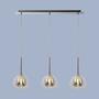 Pendant lamp Hadan III mirror glass / iron 3-bulb 1