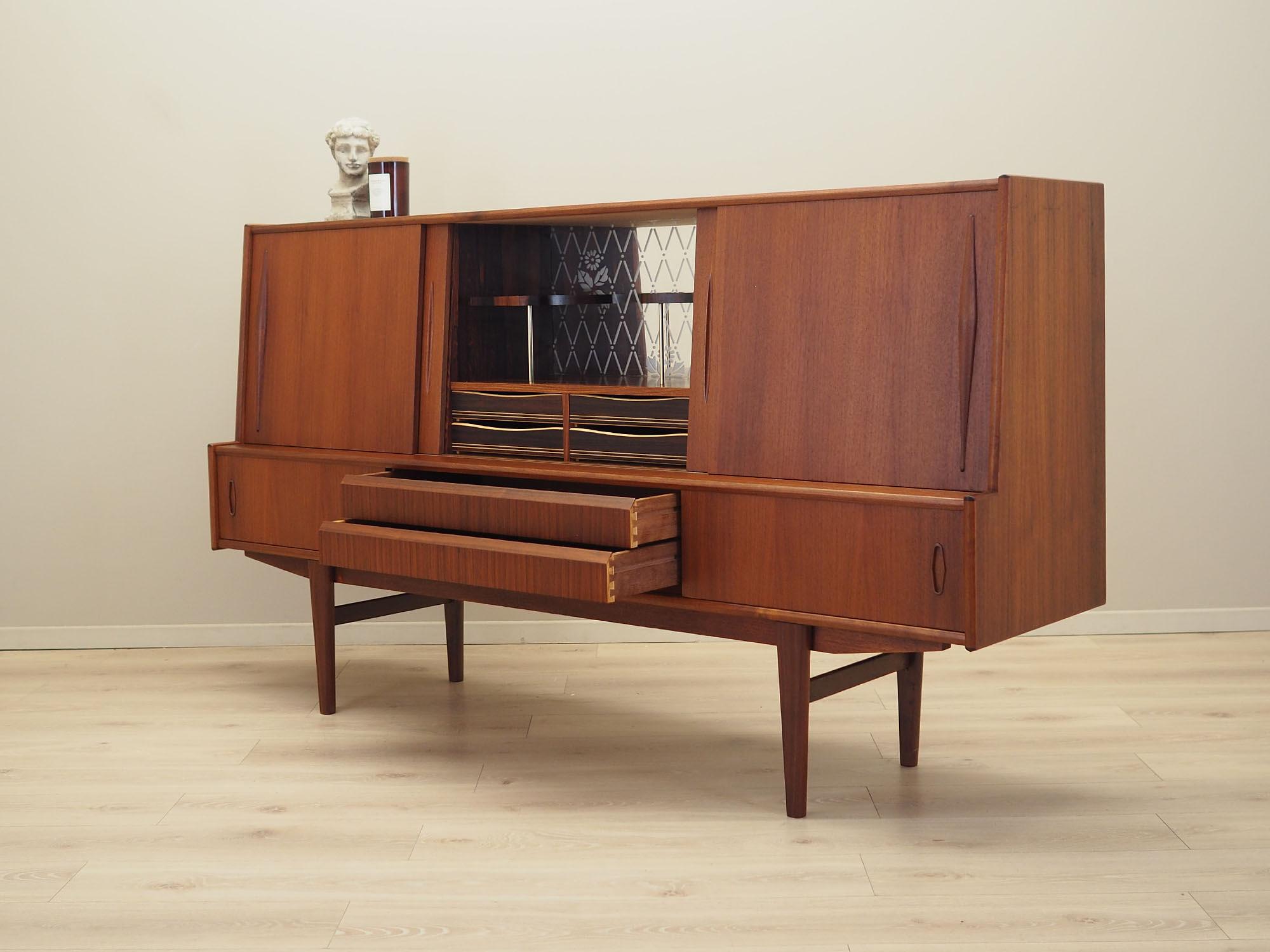 Highboard Teak 1970s 4