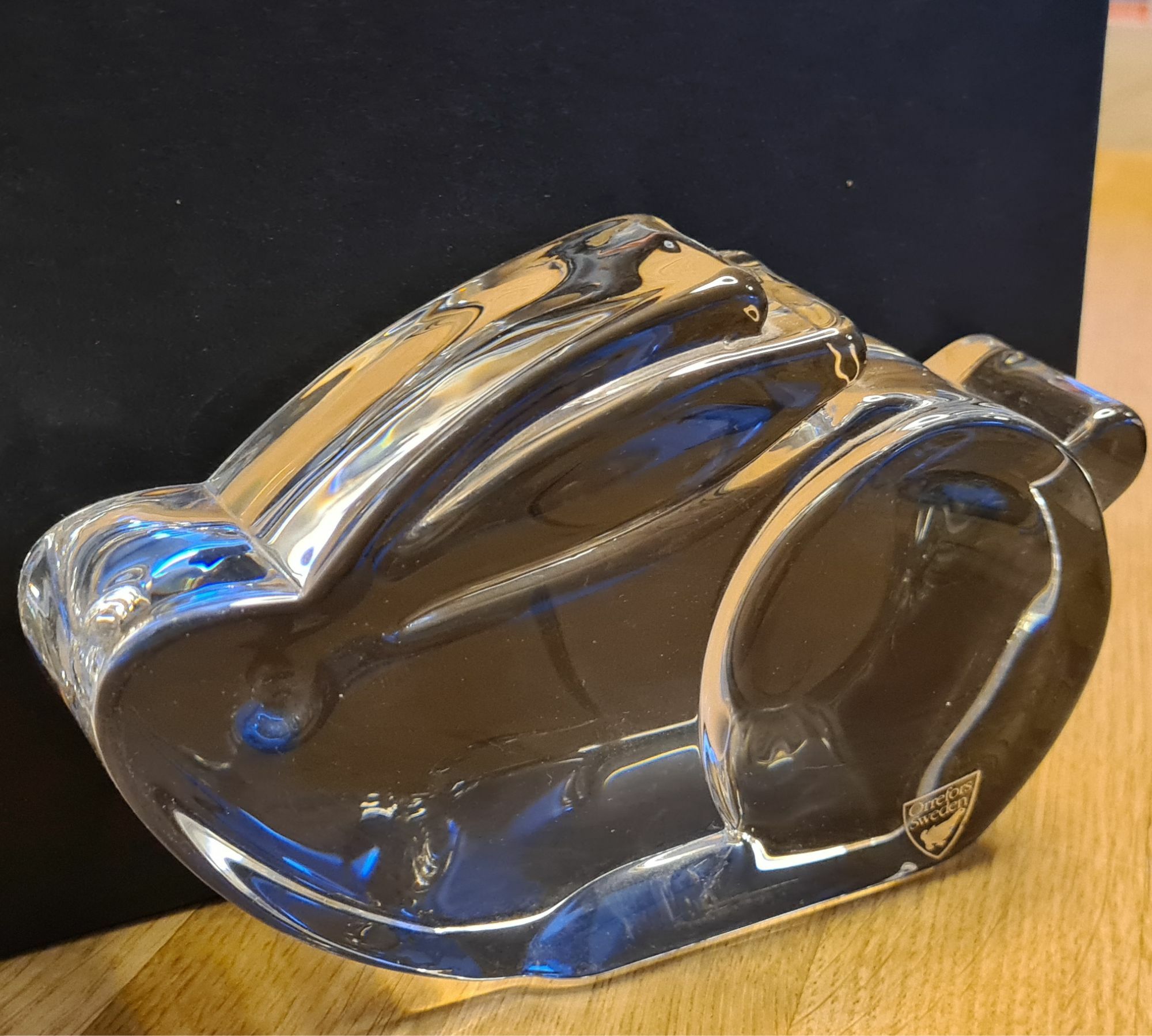 Orrefors Glass Figurine Rabbit 1