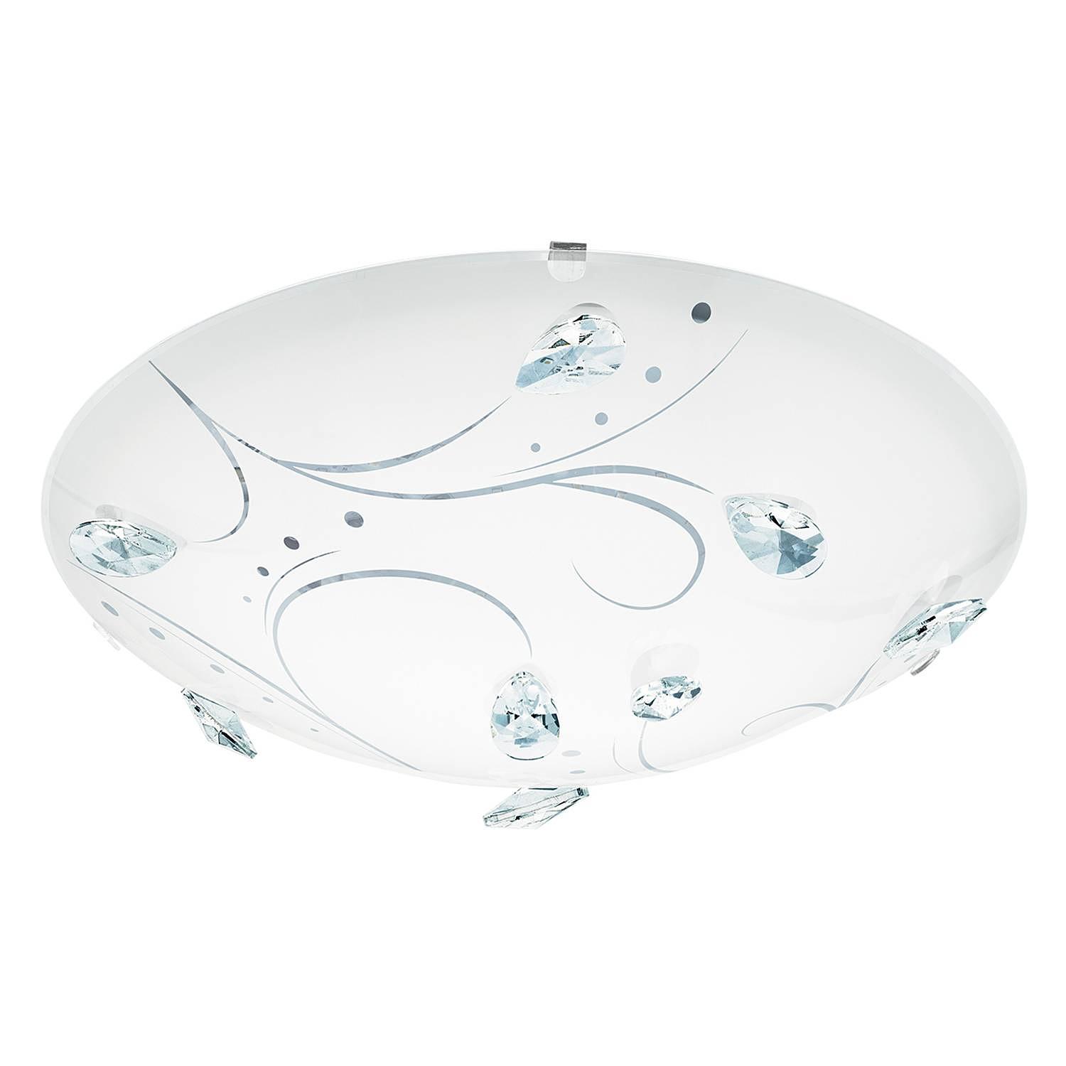 1-Flammig LED-Deckenleuchte Sorrenta Glas Stahl 0
