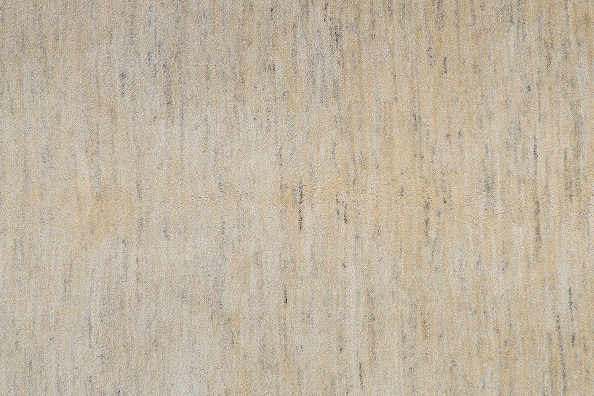 Gabbeh Teppich Wolle Beige 4