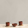 New Norm Dinnerware Schale Mit Fuß Rot 2