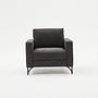 Lima armchair anthracite with black legs 3