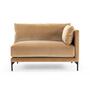 Vincent 1-Sitzer Modul rechts Velour Matt Beige 4