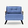 Sando Sleeper Chair Blue 1