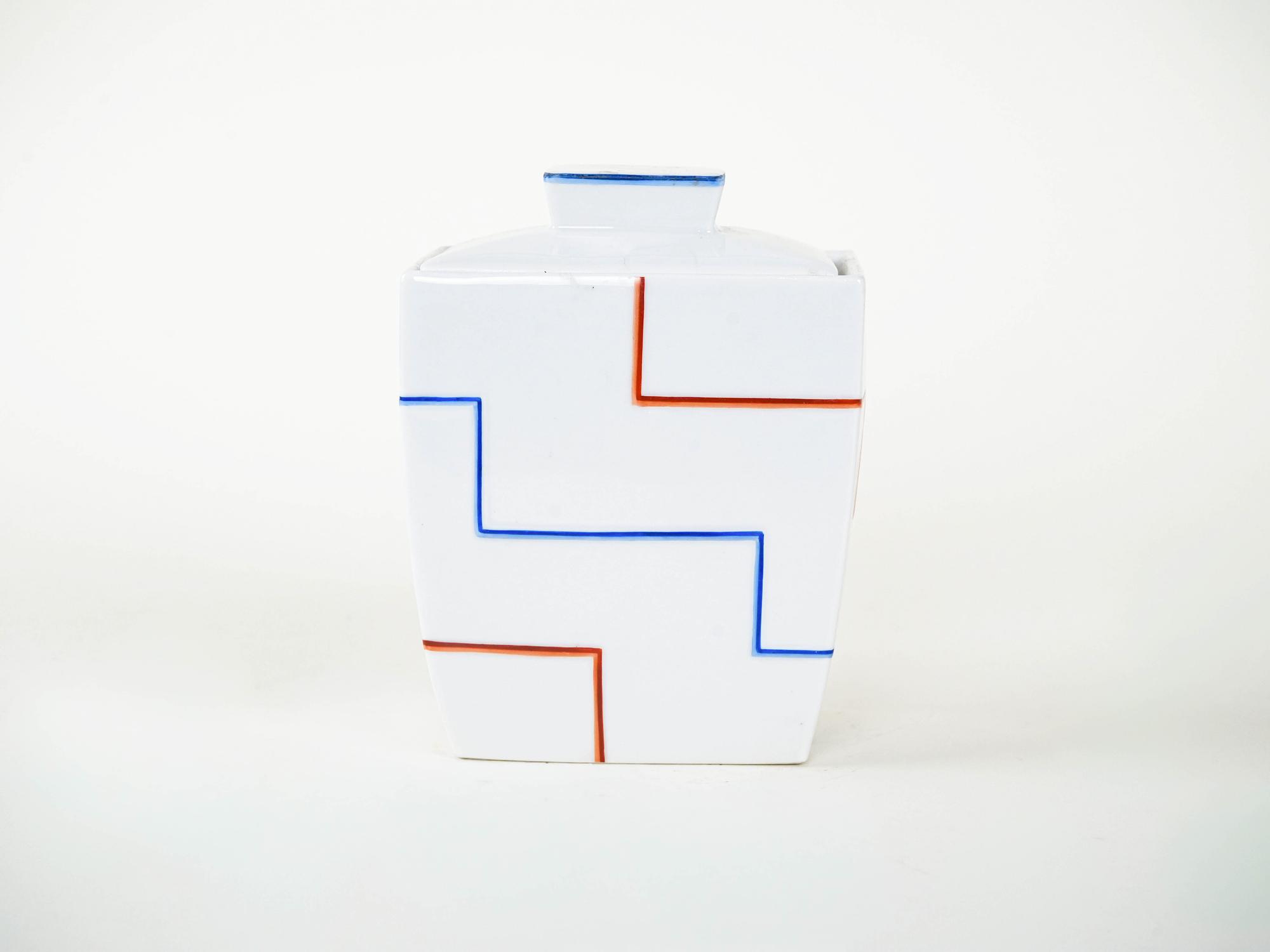 Ceramic vase White 1960s 5