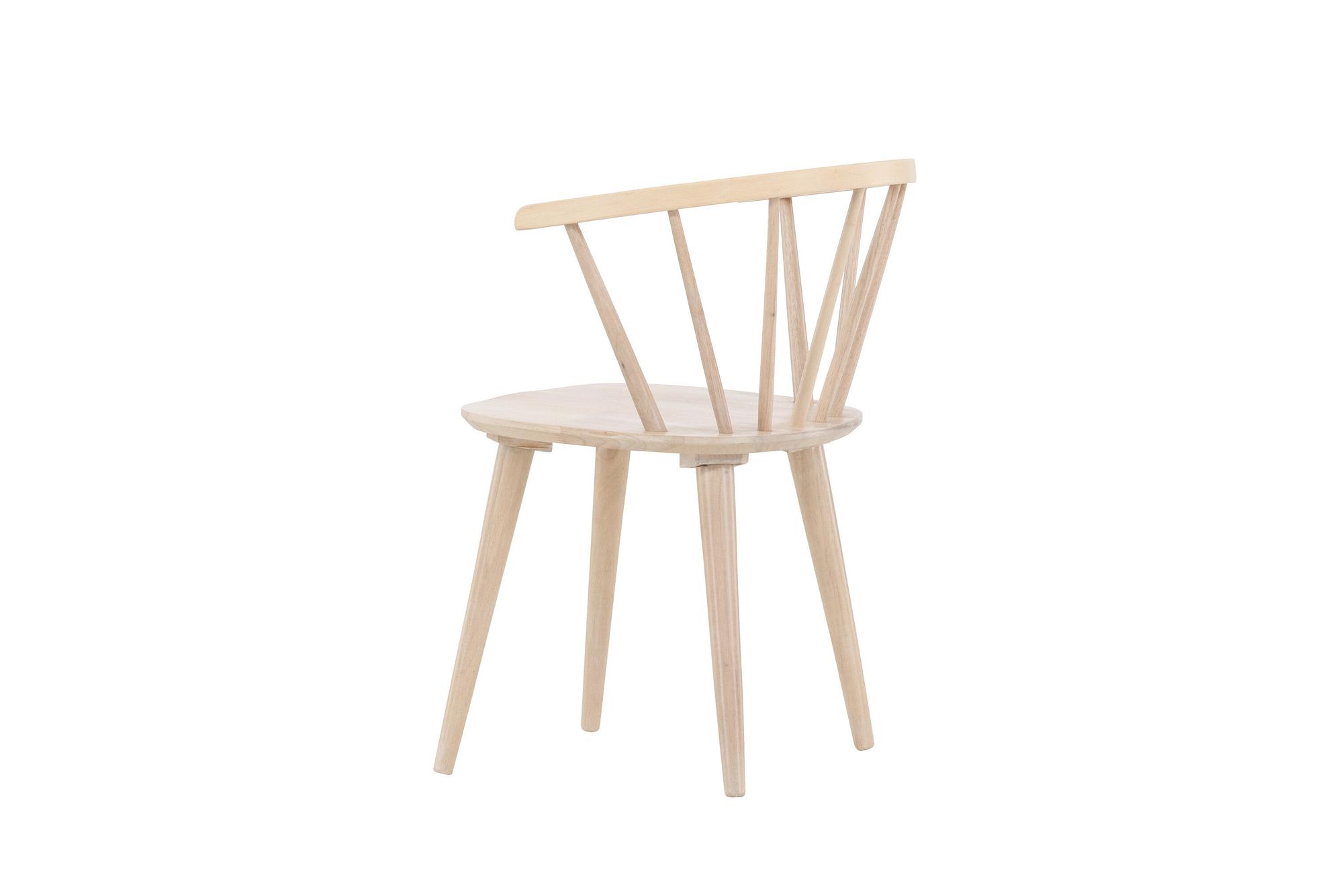 2x Bobby Esszimmerstuhl Kautschukbaum Beige 5