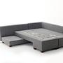 Manama Corner Sofa Bed Right - Grey 7