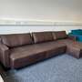 Slide Ecksofa Leder Braun 1