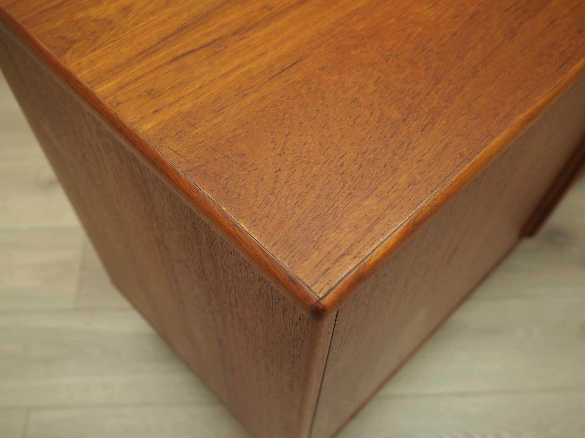 Vintage Sideboard Teakholz Braun 1970er Jahre 7