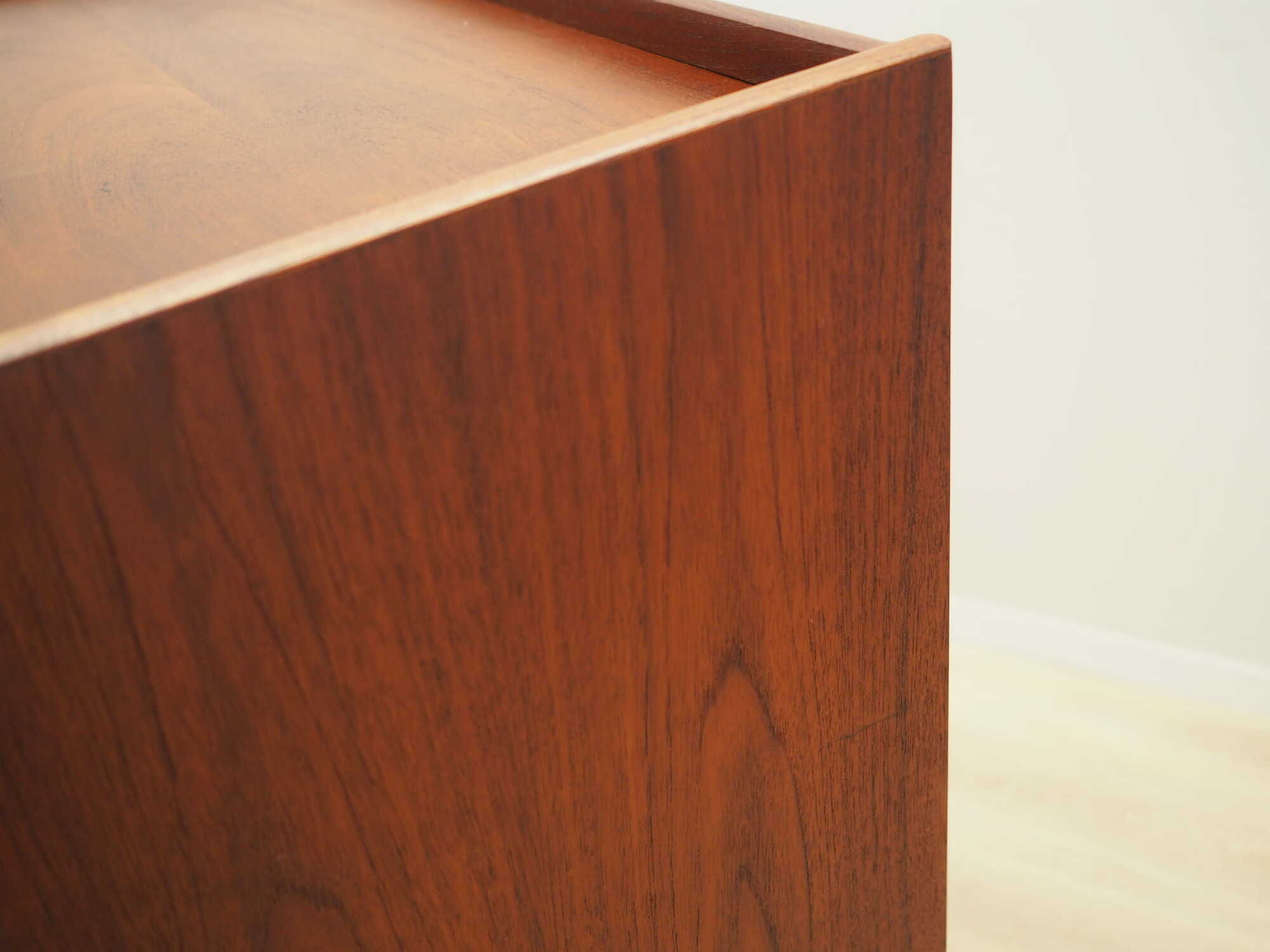 Vintage chest of drawers Teak wood Brown 1970s 9