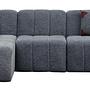 Beyza Sofa Récamiere Links Grau 9