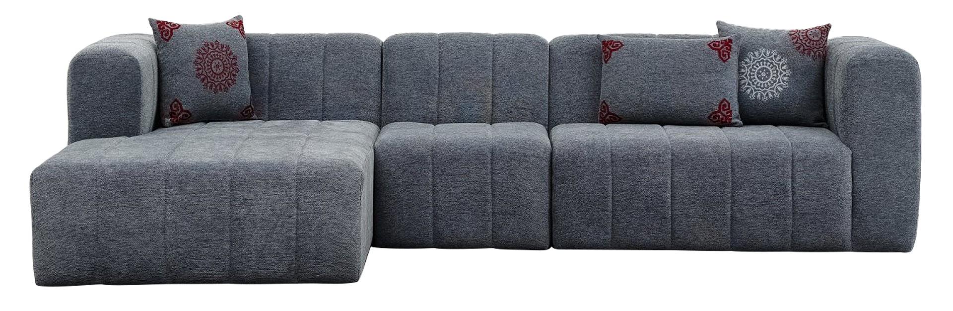 Beyza Sofa Récamiere Links Grau 9