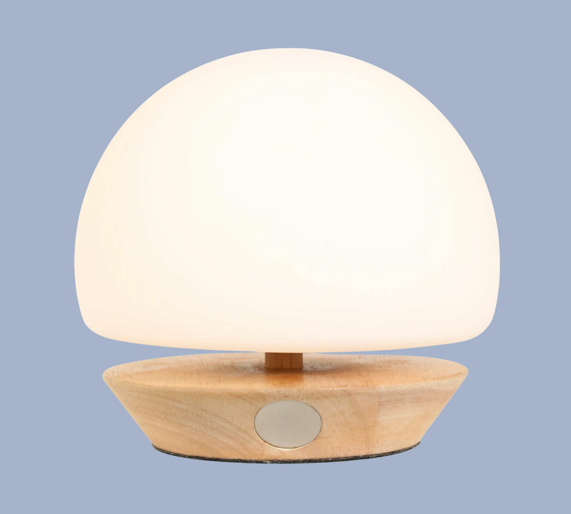 LED-Tischleuchte Milchglas mit integriertem Dimmer 0