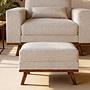 Stool Japandi Fabric Beige 6