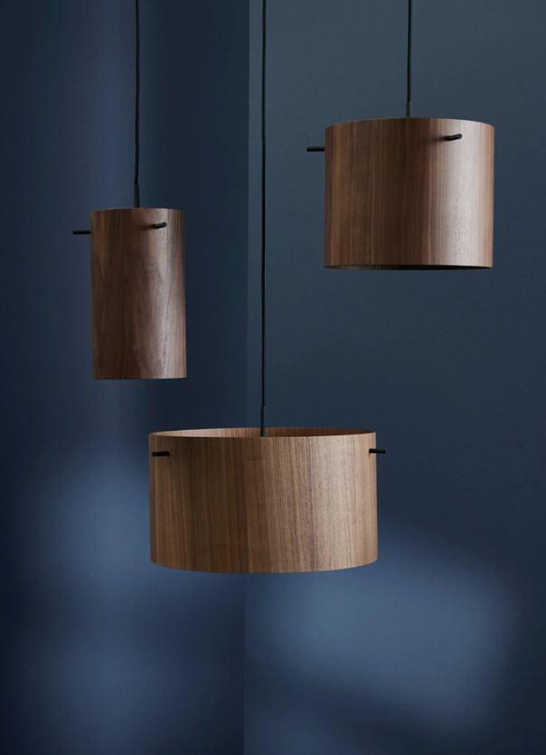 FM 1954 Pendant Light Ø16 Walnut 2