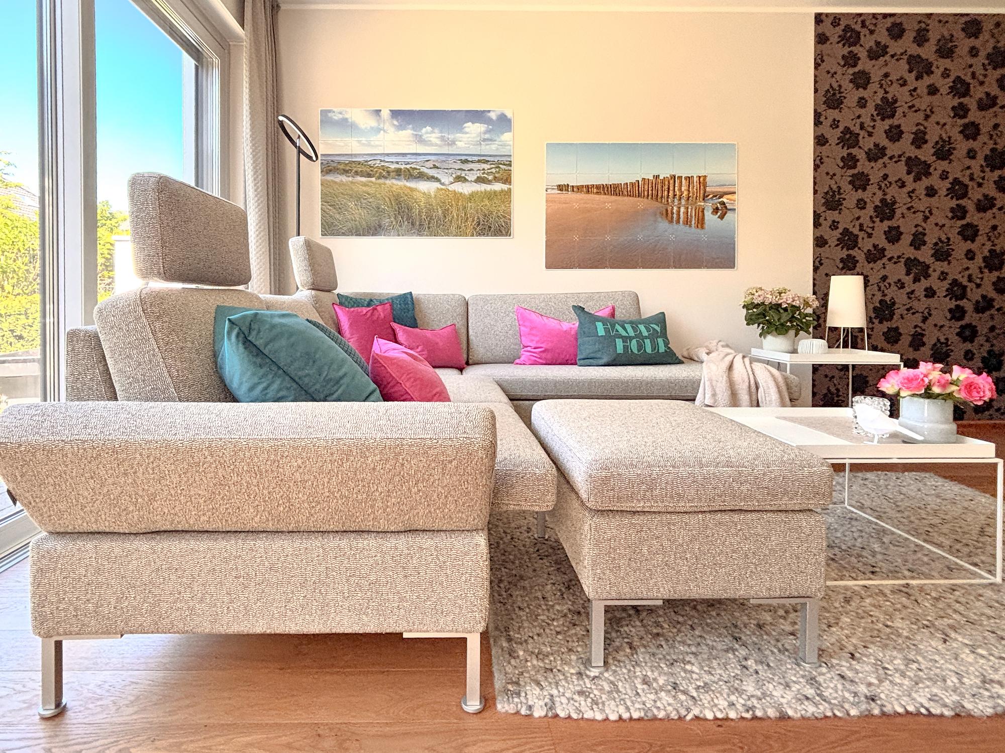 Alba Ecksofa mit Hocker 1