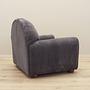Armchair Velvet Grey 1980s 5