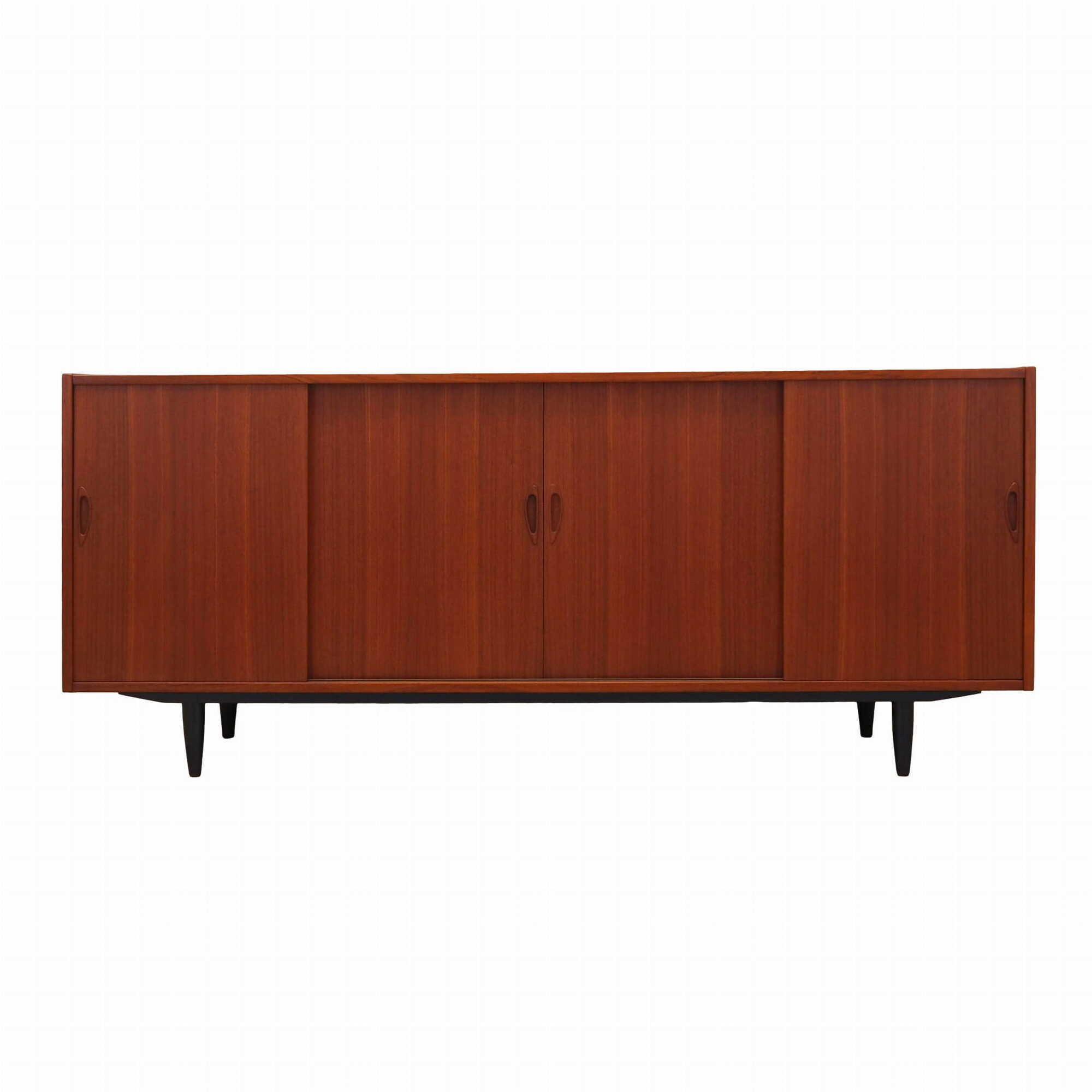 Vintage Sideboard Teakholz Braun 1970er Jahre 0