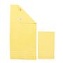 4x Handtuchset Daily Uni III Baumwollstoff Lemon 1
