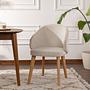 2x Bentley dining chair wood veneer White 0