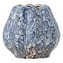 Vase Hetty Steingut Blau 0