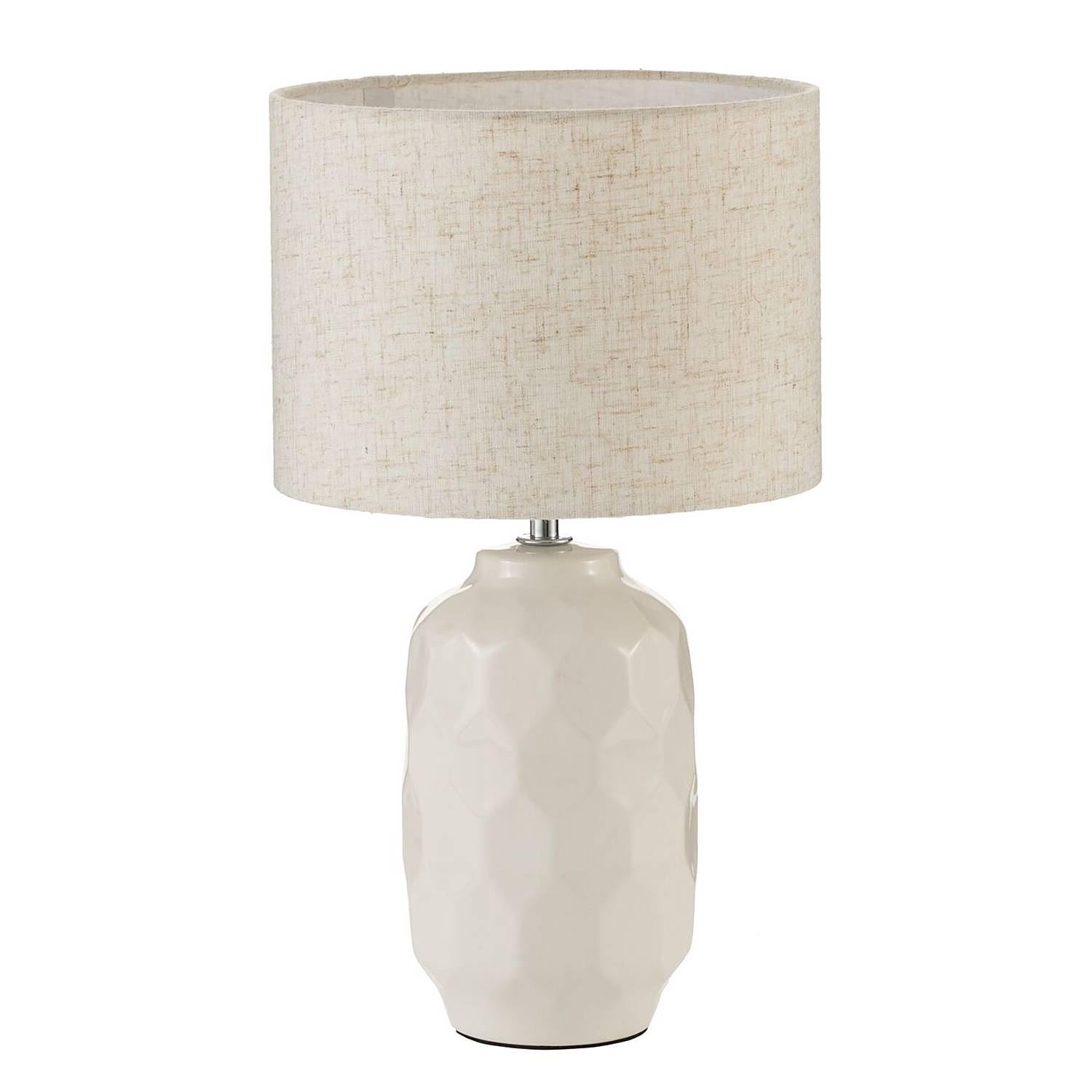 Charming Sparkle Table Lamp Ceramic Beige 1-light 3