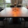 Boss Executive Quadrato Dining Table Wood Brown 1