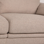Sofa 3-Sitzer Stoff Beige 2