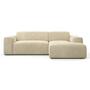 Karen 2-Sitzer Sofa Récamiere Rechts Creme 0