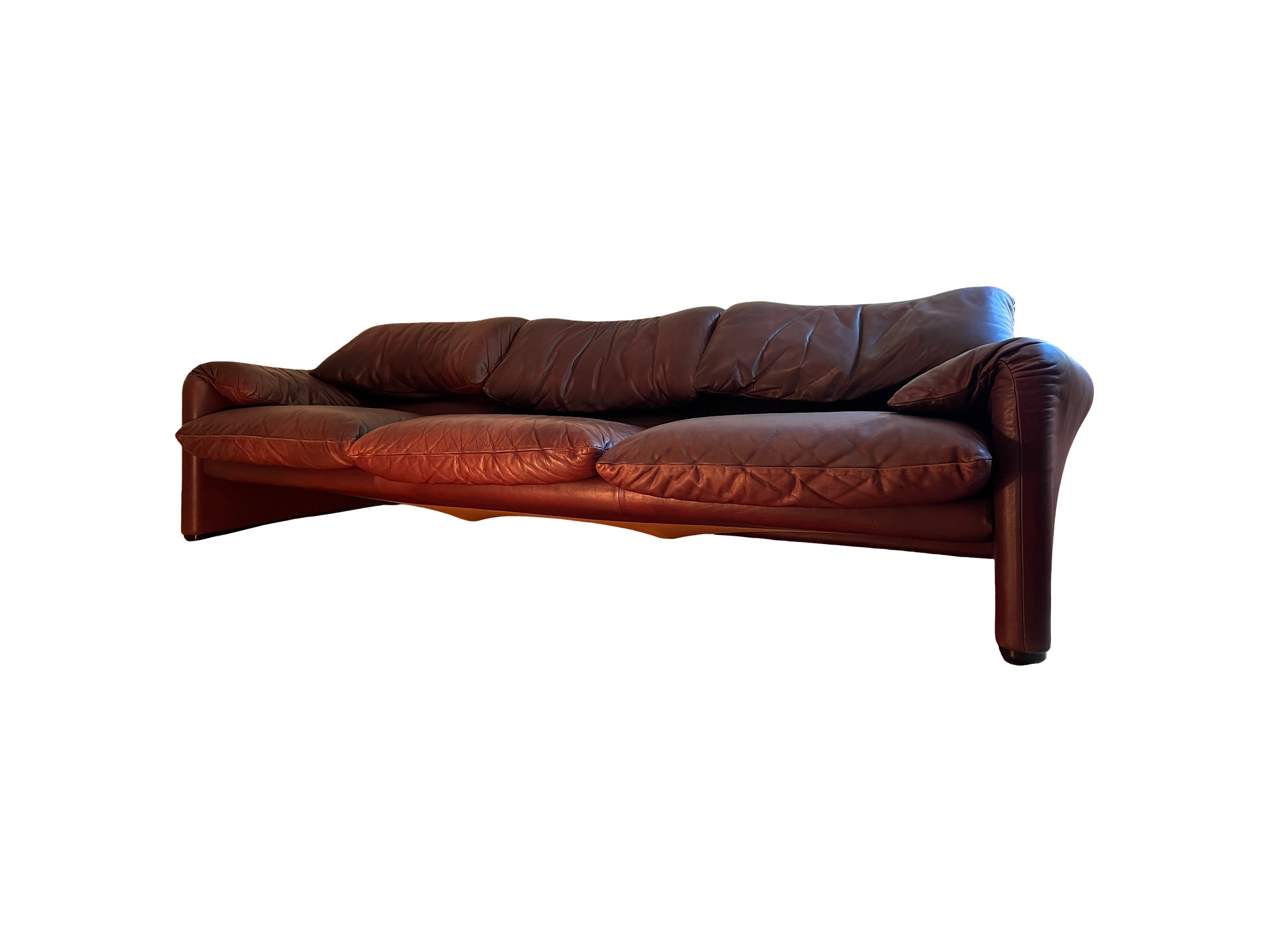 Maralunga 3-Sitzer Sofa Leder 2