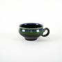 Dark Green Ceramic Mug 1970s 2