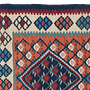 Kilim Senneh Teppich Braun 1