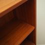 Vintage bookshelf teak brown 1970s 10