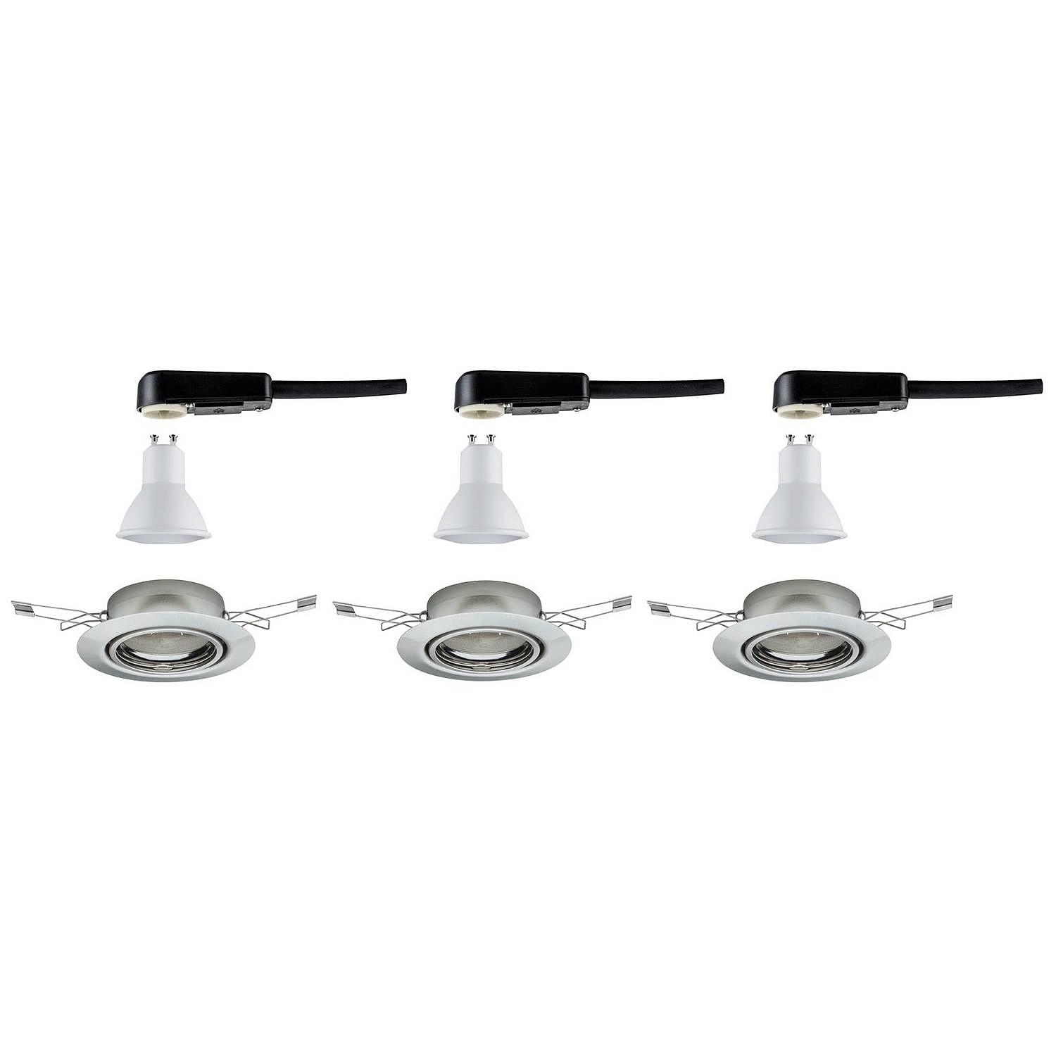 LED-Einbauleuchte Base V Silber 4