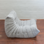 Togo armchair textile light grey 2