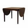 Vintage Table Mahogany Brown 1970s 0