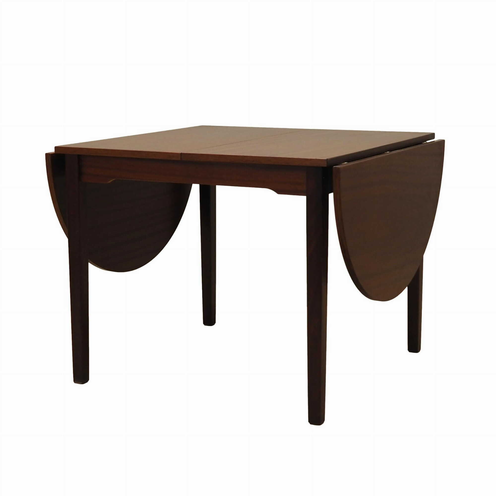 Vintage Table Mahogany Brown 1970s 0