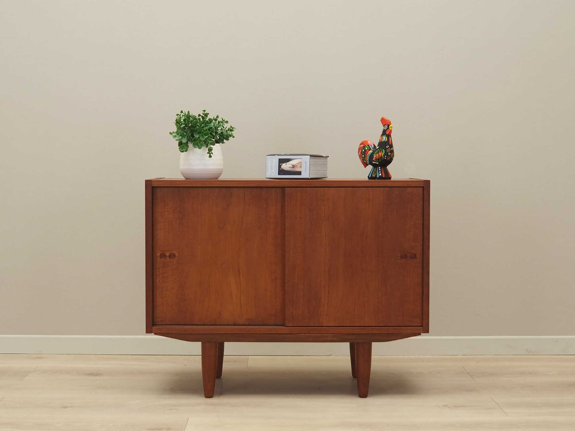 Vintage cabinet teak brown 1960s 1