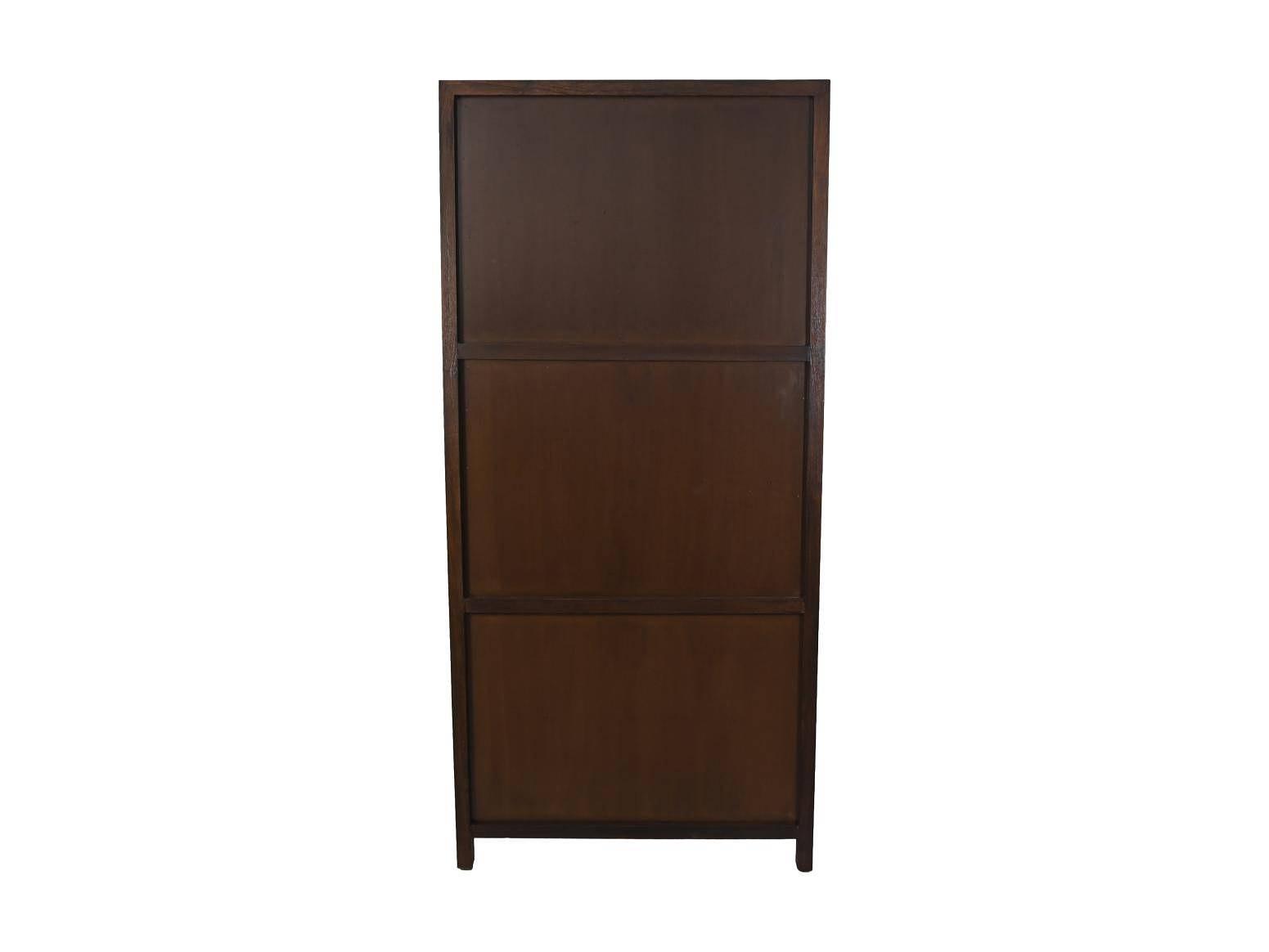 Wandregal Teakholzfurnier Braun 3