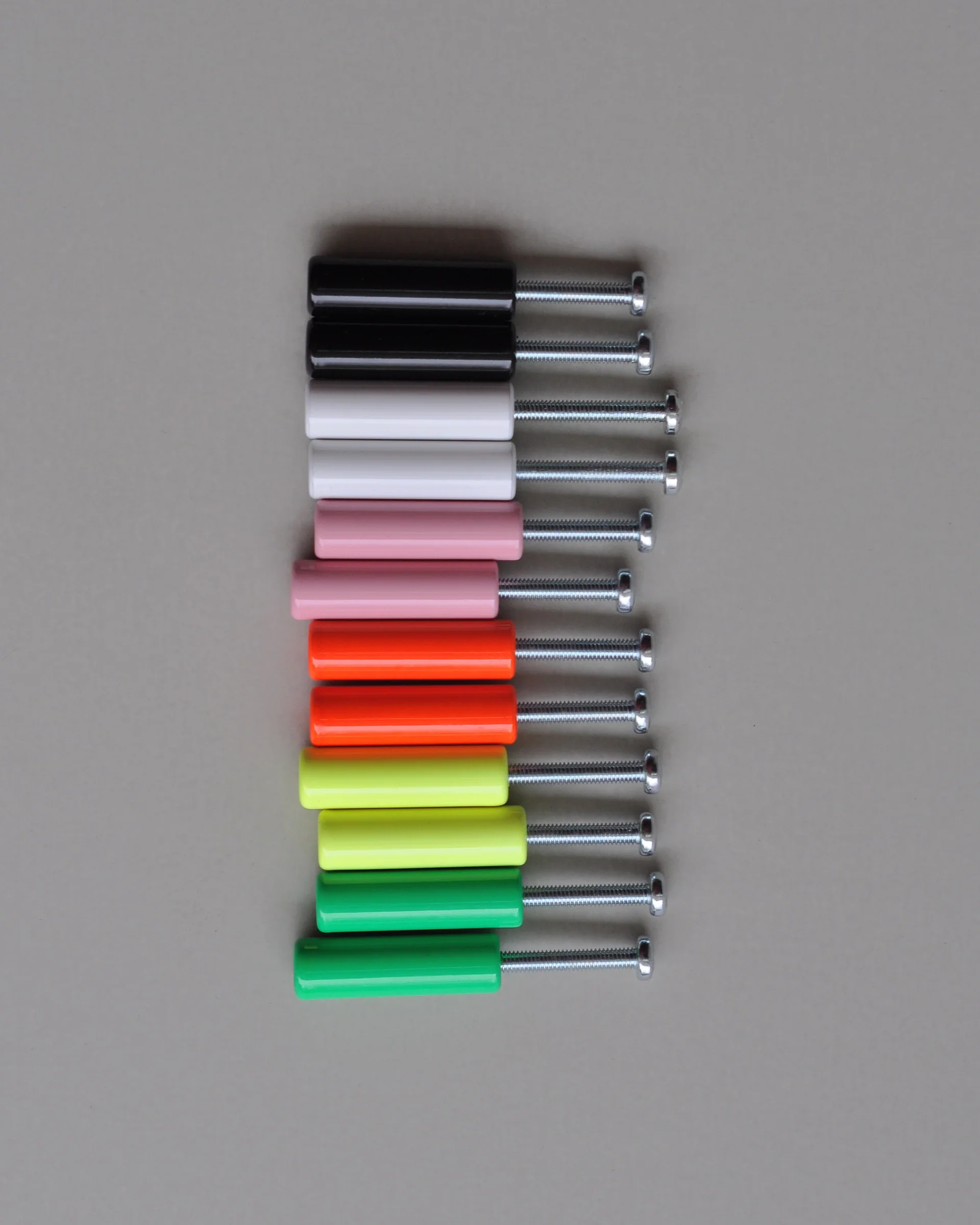 Griff Stahl Pulverbeschichtet Neonrot 1