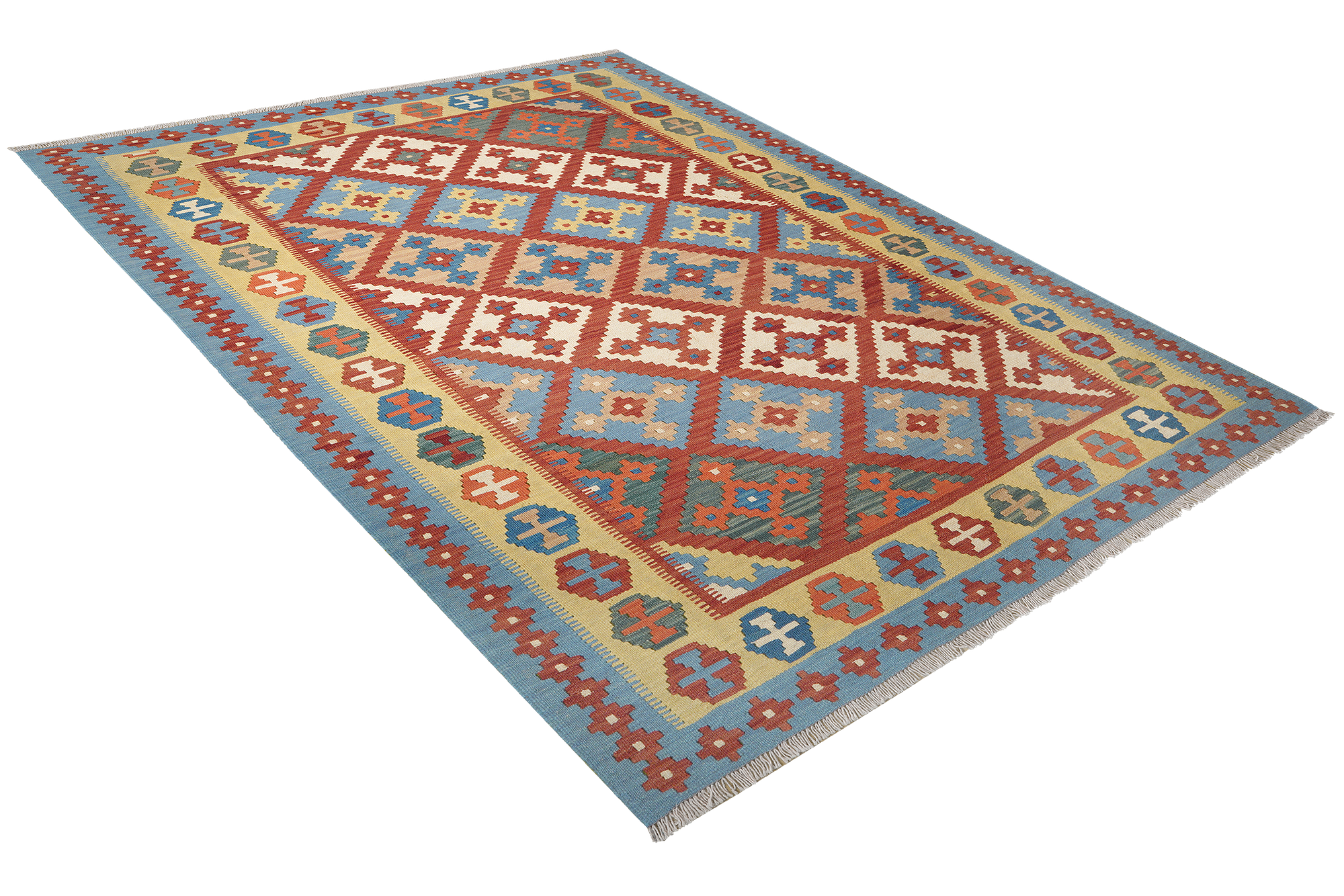 Kelim Gashgai Wool Multicolored 2