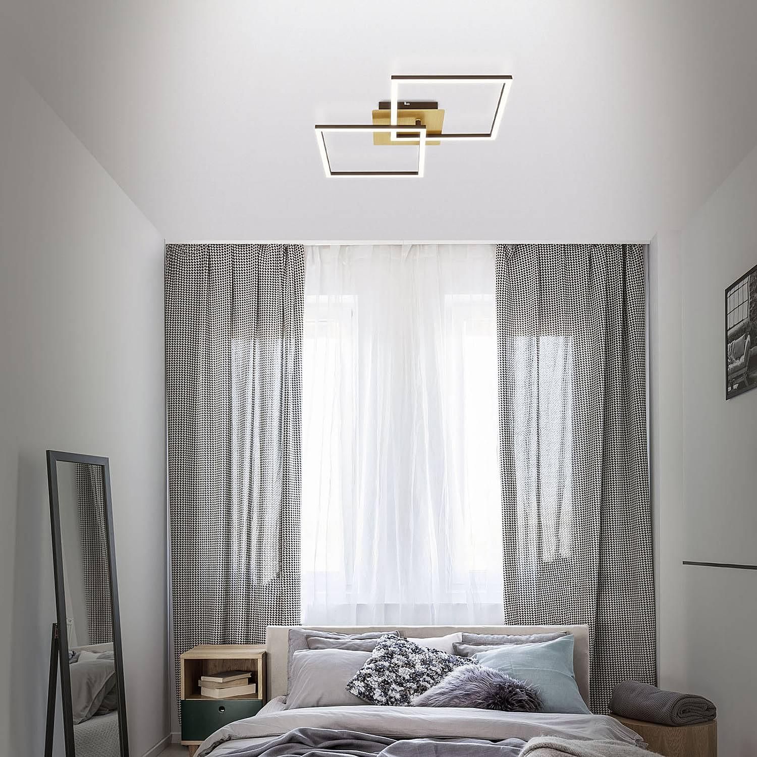 2-Flammig LED-Deckenleuchte Frame IV Nylon Eisen 2