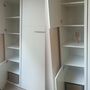 Schrankbett Holz Weiß  1