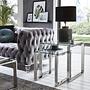 David Side Table Glass Stainless Steel 2