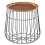 Templar Side Table Metal Copper Black 0