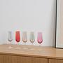 Wine Glass Set Multicolored 1960s 1