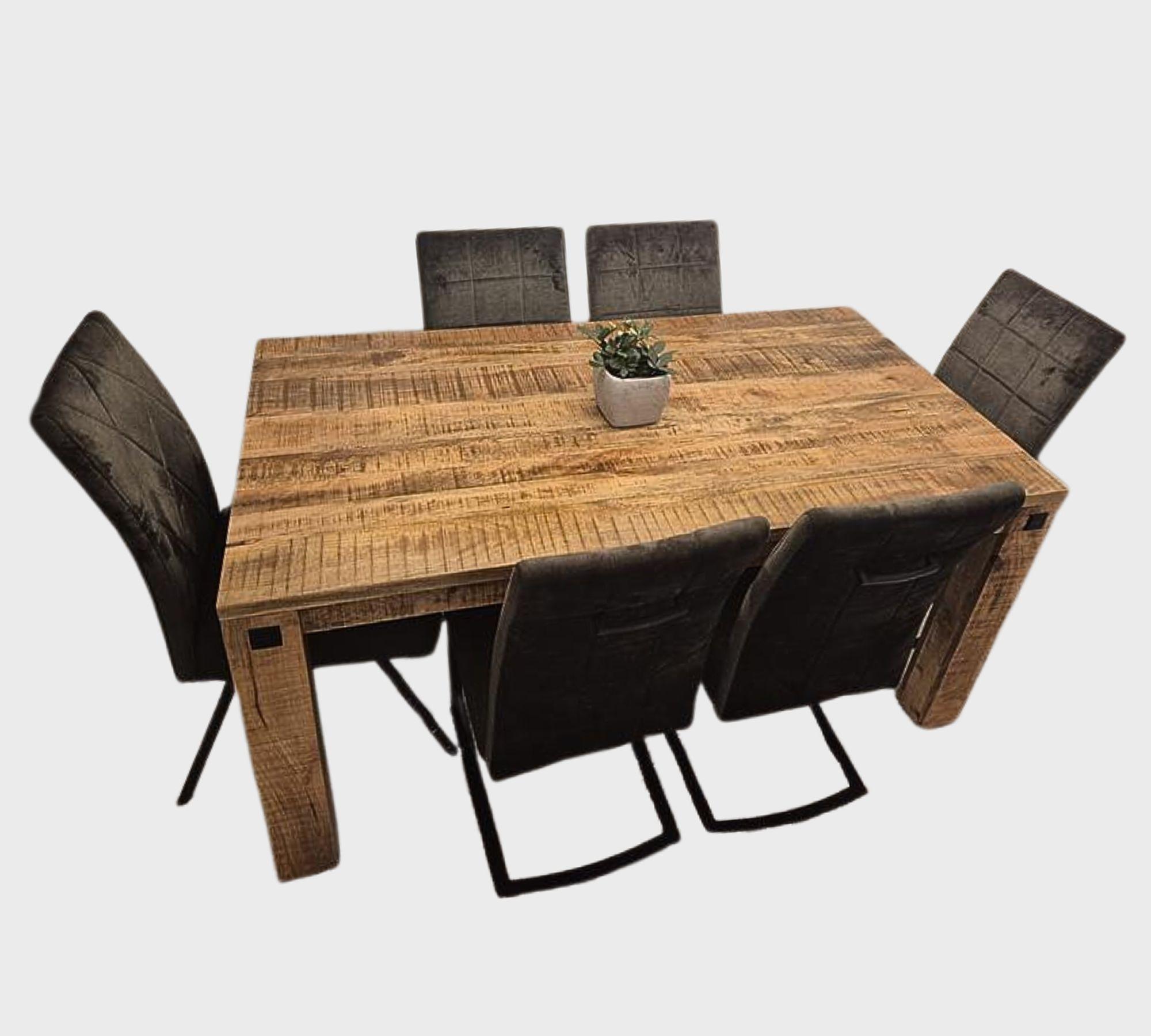 Esstisch Massivholz Sheesham Natur 3