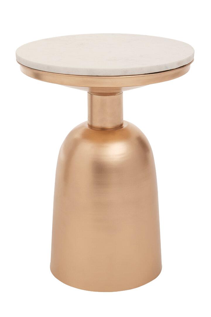 Amira side table with marble top 1