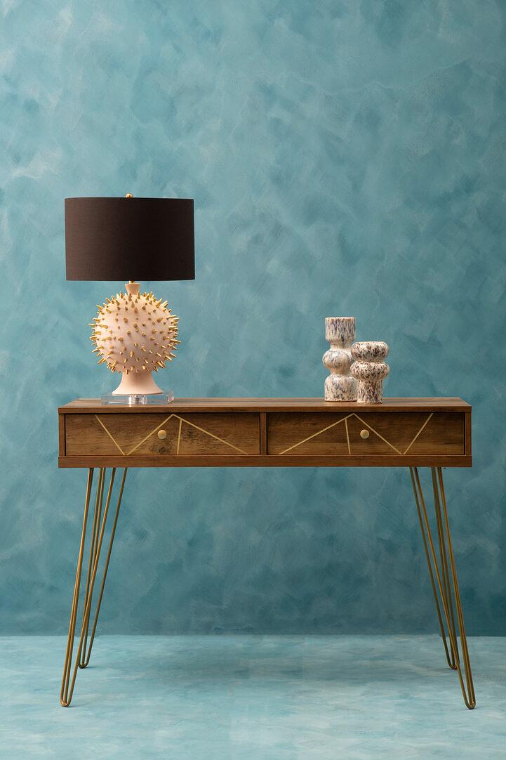 Utica Portacandele Crema Rosso 5